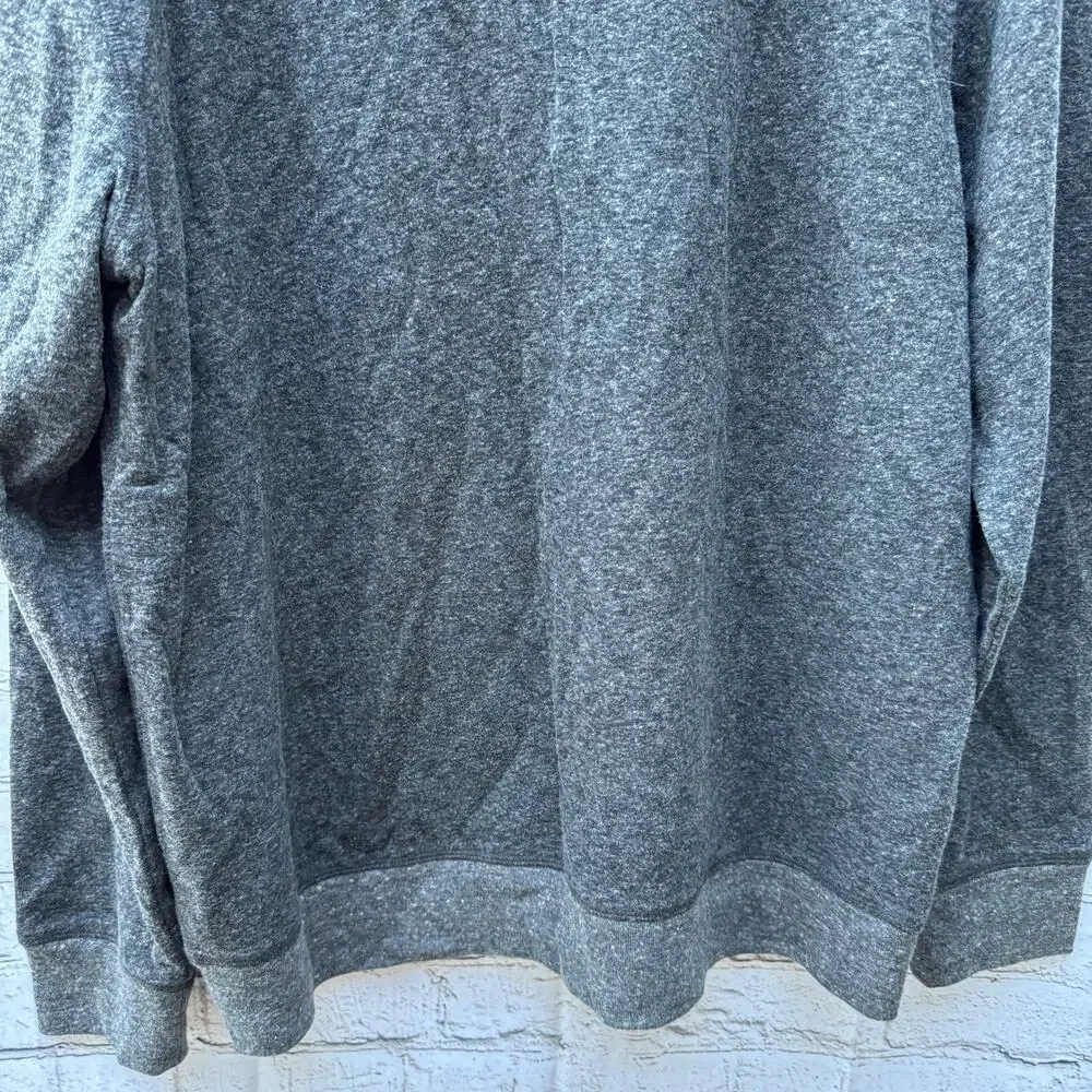 Faherty Pullover Sweater‎ Sweatshirt 1/4 Zip Heathered Gray XL Comfort Active